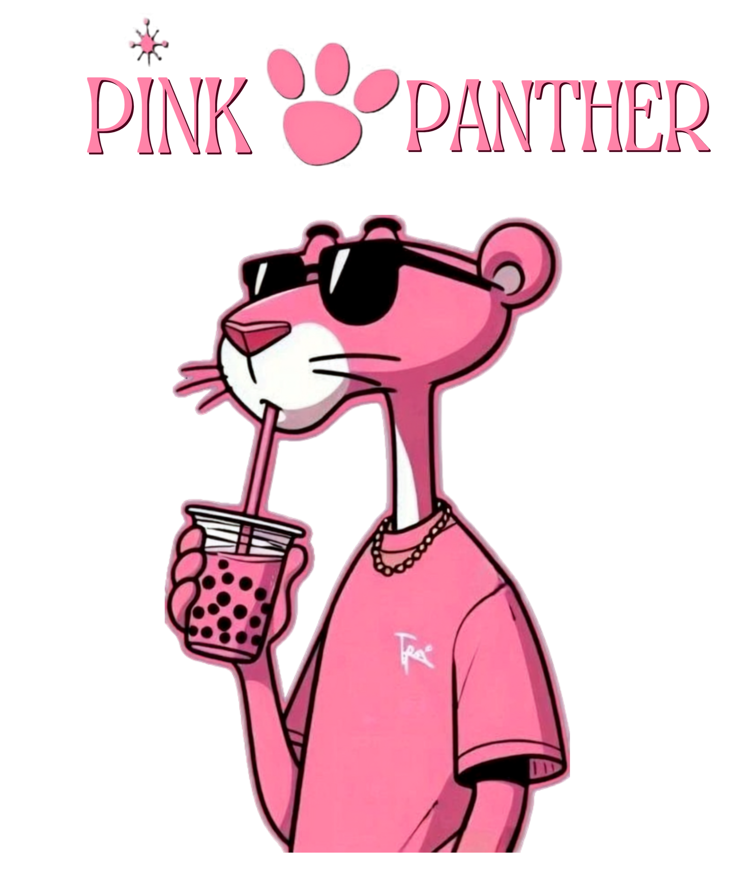 Plantilla de Polo Talla M 25x30 Pink Panther